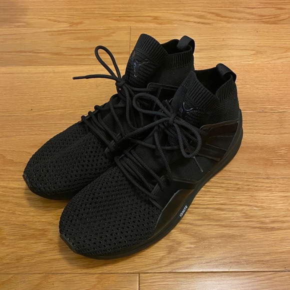 puma ignite triple black
